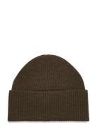 Wool Rib Hat Khaki Filippa K