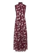 Sleeveless Maxi Dress Burgundy ROTATE Birger Christensen