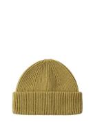 Slhmason Merino Sailor Wool Beanie Green Selected