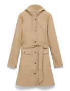 Curve Long Jacket W3 Beige Rains