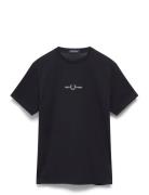 Embroidered T-Shirt Navy Fred Perry
