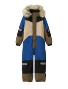 Nmnstorm12 Ski Suit Block Fo Brown Name It
