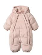 Puffer Baby Suit Nallo Pink Wheat