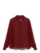 Mschkasandra Orabella Shirt Red MSCH Copenhagen