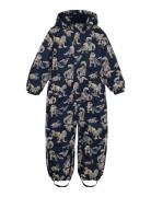 Snow Suit Aop Patterned Minymo
