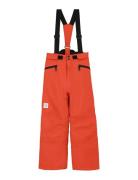 Ski Pants W. Pockets Orange Color Kids