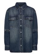 Cut Loose Denim Shacketindigo Blue NEUW