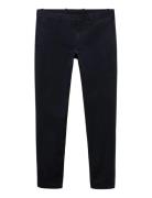 Barna Slim-Fit Twill Chino Trousers Navy Mango