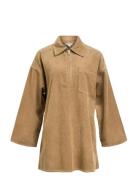 Objalima Oz L/S Shirt Dress 141 Beige Object