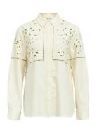 Objperry L/S Lo Shirt E Au 25 Cream Object