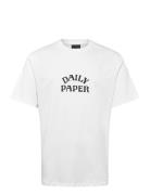 Dias Stacked Ss T-Shirt White Daily Paper