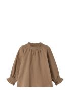 Paco Ls Blouse Beige Fliink