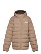 B Reversible Perrito Hooded Jacket Beige The North Face