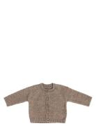 Cardigan, Ao Elephants, Merino Wool, Brown Beige Smallstuff
