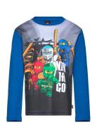 Lwtaffy 707 - T-Shirt L/S. Blue LEGO Kidswear