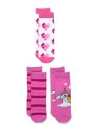 Lwava 700 - 3-Pack Socks Pink LEGO Kidswear