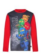 Lwtaffy 620 - T-Shirt L/S Red LEGO Kidswear