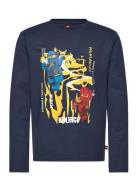 Lwtaffy 705 - T-Shirt L/S Navy LEGO Kidswear