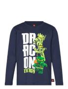 Lwtaffy 703 - T-Shirt L/S Navy LEGO Kidswear