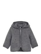 Jacket Ears Wool Fleece Grey Huttelihut