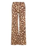 Vmlola Tessa Hr Wide Print Jeans Exp Brown Vero Moda