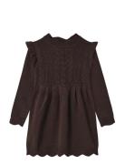 Alilly Dress Brown Fliink