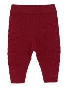 Pants Knit Red Fixoni