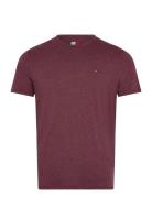 Tjm Xslim Jaspe Htr Tee Ext Burgundy Tommy Jeans