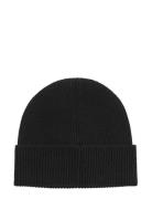 Wool Ribbed Beanie Black GANT