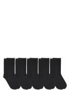 Fine Cotton Socks, 5-Pack Black Mp Denmark