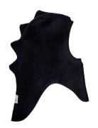 Balaclava Triangles Wool Navy Huttelihut