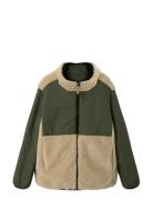 Nkmmagnus Sherpa Jacket Rev Khaki Name It