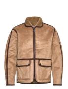 Faux Shearling Jacket Beige Scotch & Soda