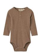 Body L/S Benny Brown Wheat