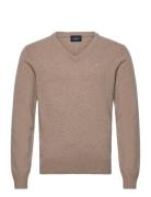 Lambswool V Neck Beige Hackett London