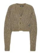Fluffy Knit Cardigan Brown ROTATE Birger Christensen