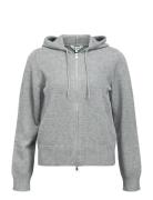 Objthess L/S Re Hoodie Cardigan E Aw 25 Grey Object