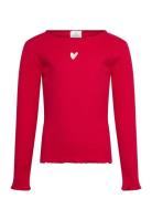 Tnrya L_S Rib Tee Red The New