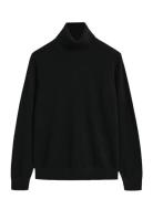 Extrafine Merino Wool Turtleneck Patterned GANT