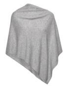 Rwlaica Cashmere Poncho Grey Rosemunde
