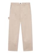 Wwfed Herringb Workwear Pants Cream WOOD WOOD