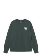 Wwnoel Aa Sweatshirt Green WOOD WOOD