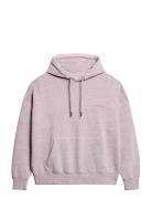 Essential Logo Overdyed Hoodie Pink Superdry