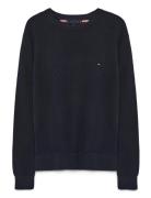Essential Structure Crew Neck Navy Tommy Hilfiger