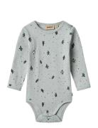 Body L/S Berti Blue Wheat