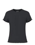 Pcnicca Ss O-Neck Top Jrs Noos Black Pieces