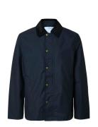 Slhwalter Waxed Cotton 2.0 Jkt Noos Navy Selected