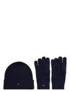 Th Flag Beanie & Glove Gp Navy Tommy Hilfiger