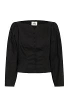 Kbclaudia Ls Shirt Black Karen By Simonsen