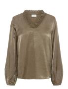 Kamille Blouse Khaki Kaffe